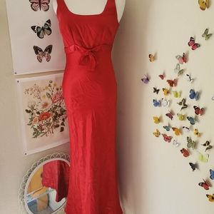 Vintage Satin Evening Dress